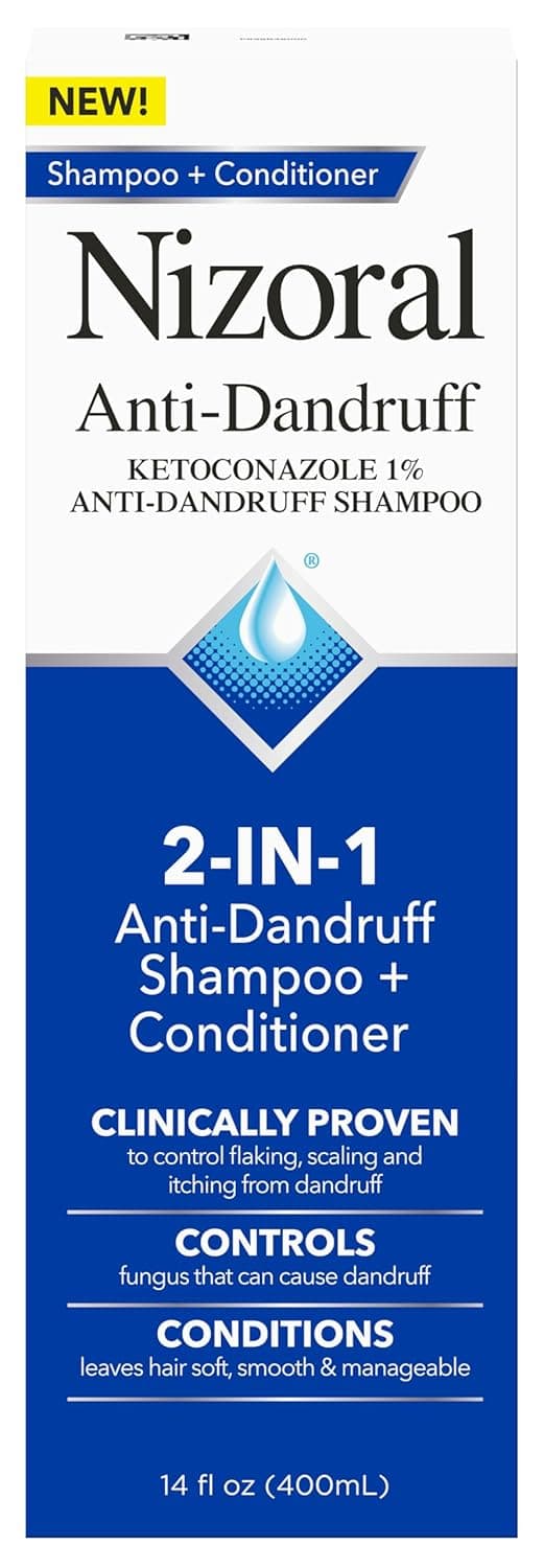 Nizoral 2IN1 AntiDandruff Shampoo Conditioner with 1 Ketoconazole 14 fl oz