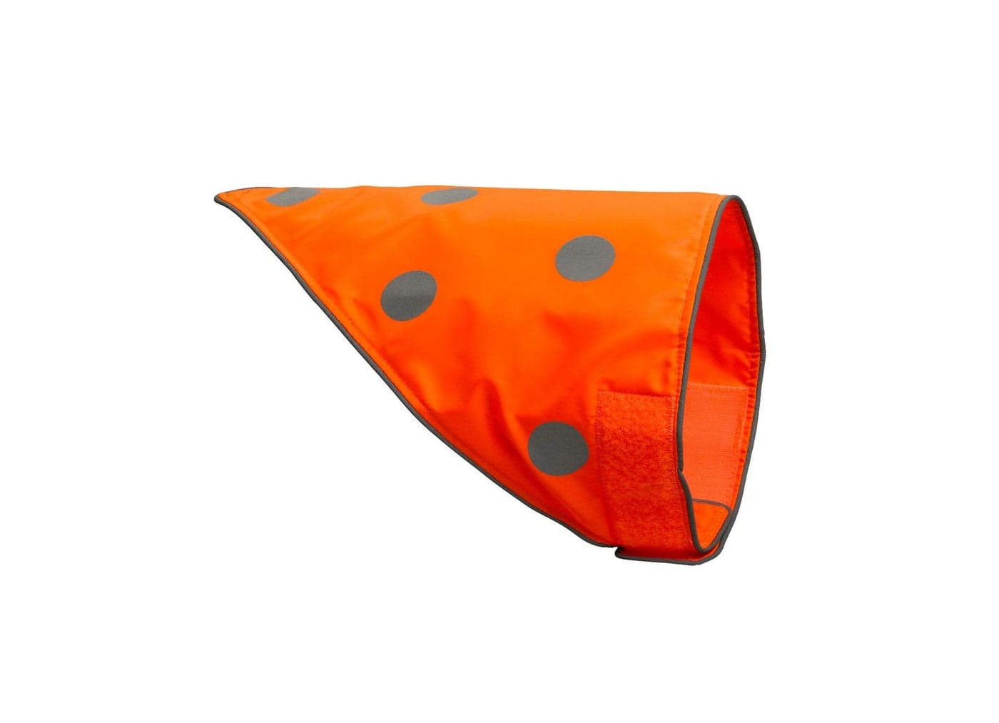 SPOT THE DOG! Reflective Dog Bandanas - High Visibility Safety Dog Accessories for Small, Large Dogs, Orange Collar, Scarf, Kerchief, Bib for Hunting, Camping, Walking at Night (Blaze Orange, L-XL)