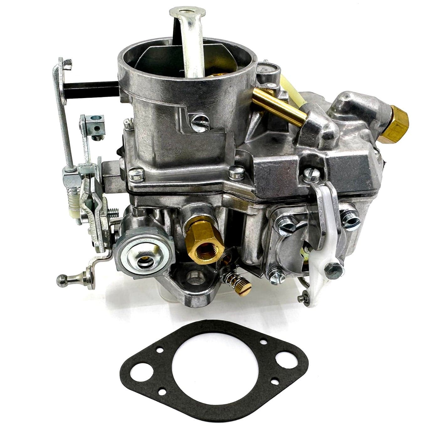 Autolite 1100 Carburetor Manual Choke For 19631968 Ford Mustang Falcon Mercury 170200ci Inline 6 Cylinder automatic transmission 1963 64 F100 Trucks V6 223 262passenger side mount choke cable
