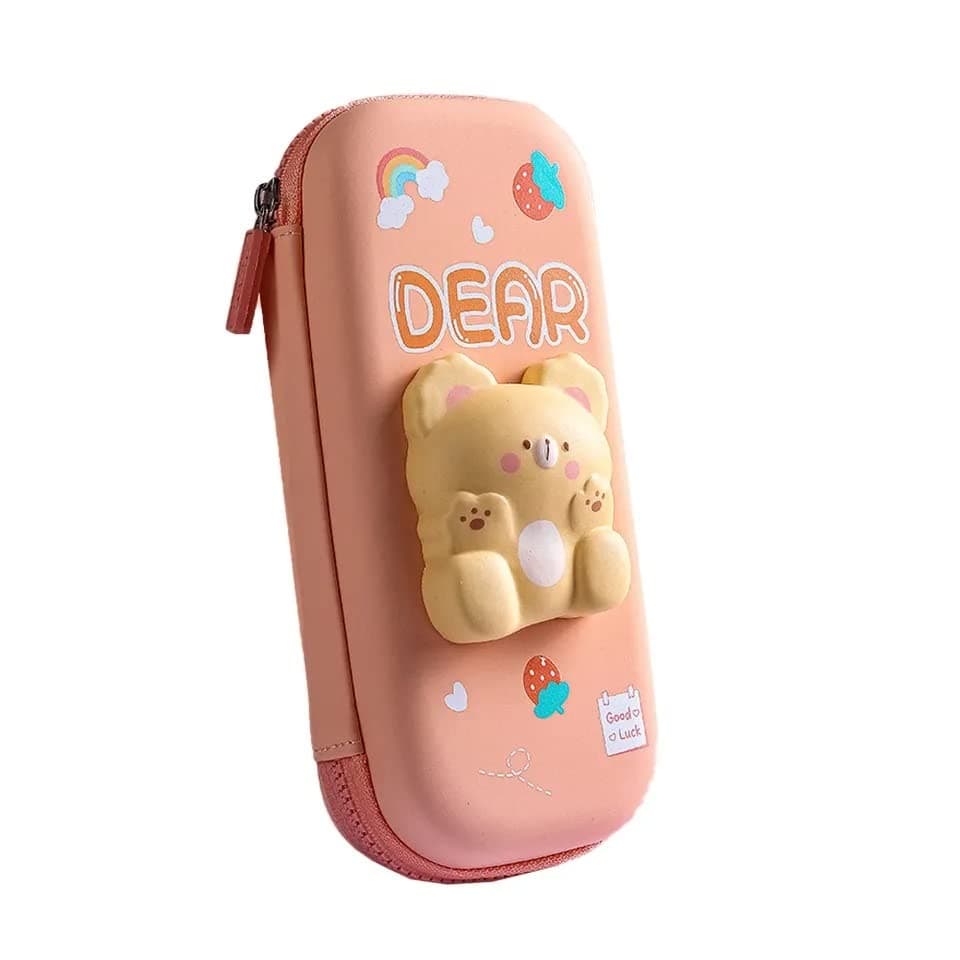 FunBlast Pencil Case - 3D EVA Pencil Pouch, Pen and Pencil Bag for School Kids, Girls, Kawaii Stationery Storage Box, Multipurpose Zipper Pencil Case for Kids (Small)