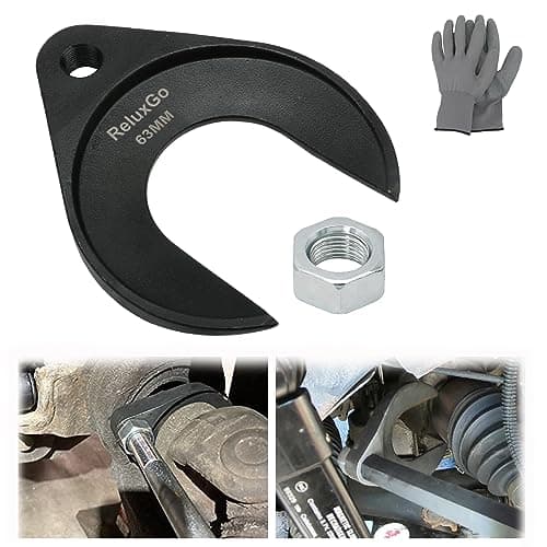 ReluxGo Inner CV Axle Puller Removal Tool 63mm with Nut Front Wheel Drive Axle Pulley Attachment Fits Slide Hammers with 5818 Threads CV Joint Axle Removing Tool