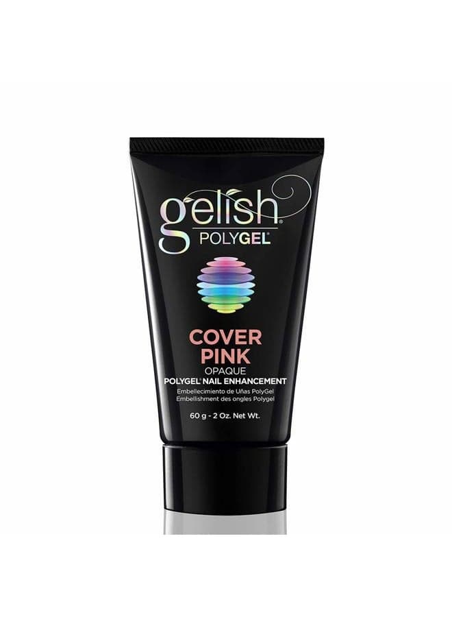 PolyGel Brand - Hybrid Nail Enhancement, Nail Tips For Acrylic Nails, Lighter, Stronger, Odor-Free, No Monomer, Fast Application, Perfect for Sculpting Nails - Cover Pink, 2 oz