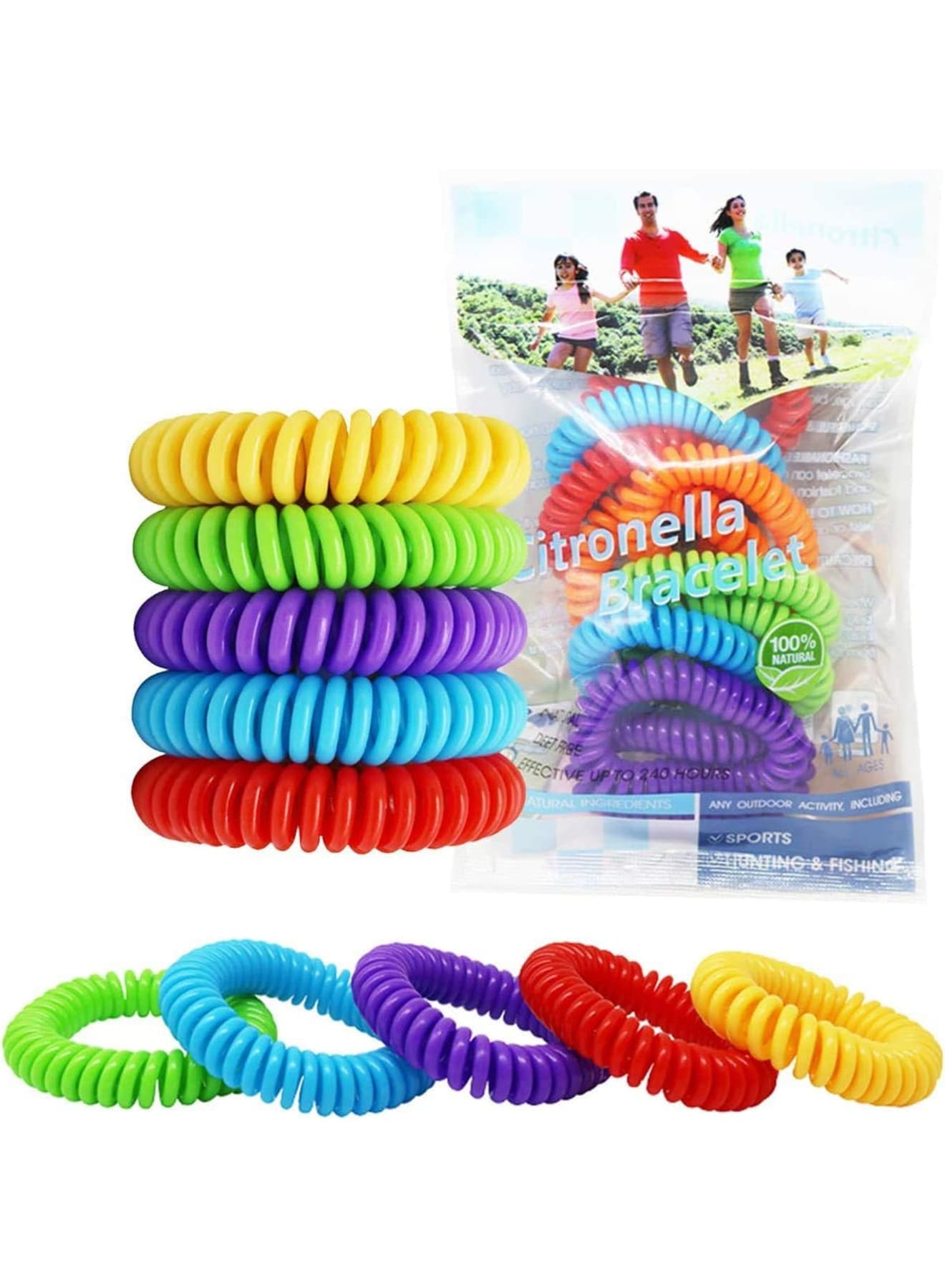 Anti Mosquito Repellent Bracelets - 5 Pieces
