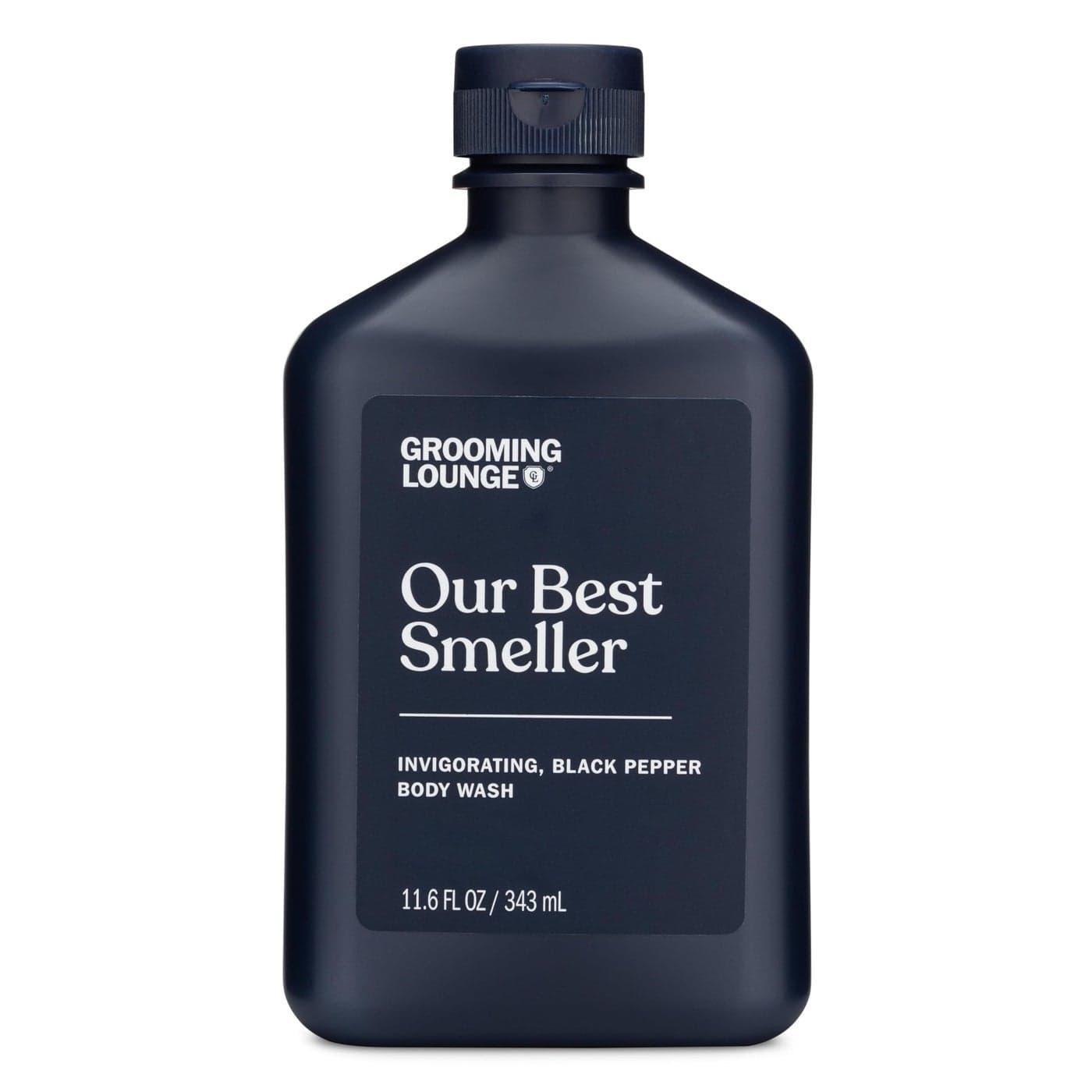 Grooming Lounge Our Best Smeller Body Wash - Moisturizing, Clarifying Foaming Shower Scrub - Fresh, Classic, Suave Fragrance of Acai, Aloe Vera, Seaweed, and Black Pepper - Dry Skin Defense - 11.5 oz