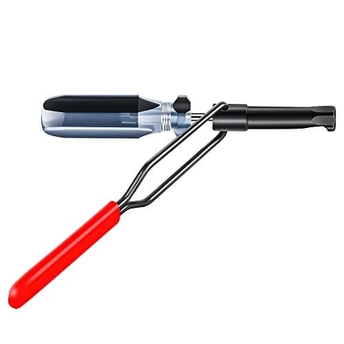 Dreyoo 12mm Valve Adjustment Tool Jam Nut, Slotted Valve Adjusting Stud, Valve Grinding Tool Compatible with Honda/Nissan Auto Vehicle Engines, Valve Lapping Guiding Removal Tool