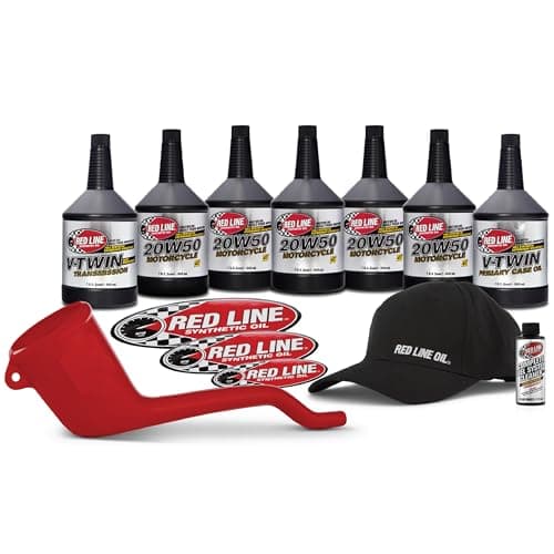Red Line 90226 Powersport Motor Oil V-Twin 20W50 Powerpack Kit