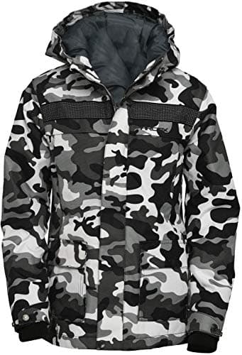 Arctix Men's Performance Tundra Jacket With Added Visibility, A6 Camo Black, Medium Tall