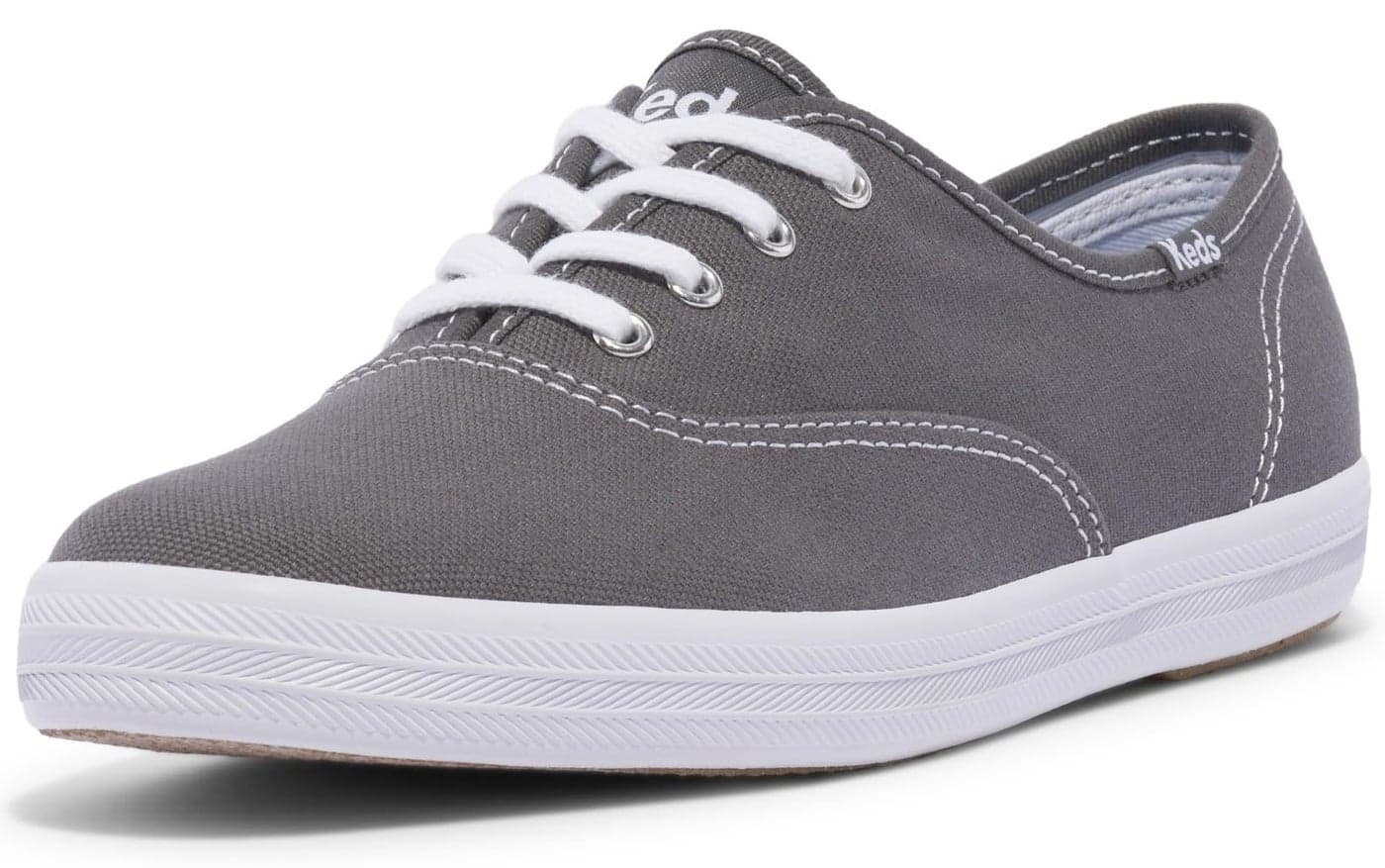 Keds womens Champion Canvas Sneaker Graphite 75 US