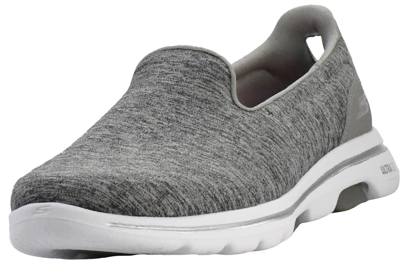 Skechers Women's Go Walk 5 Honor Sneaker, Grey, 6 Wide