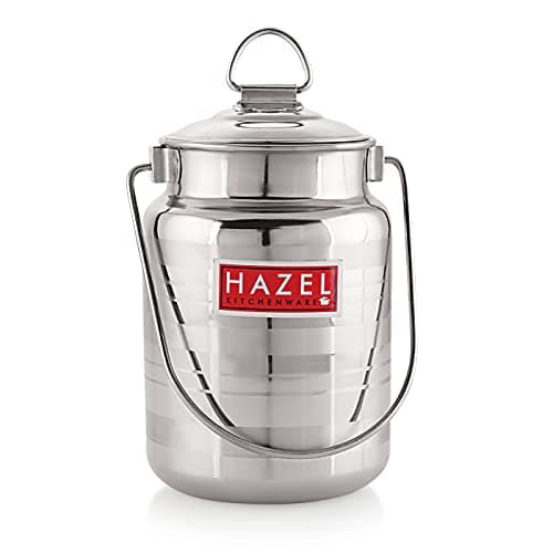 HAZEL Stainless Steel Designer Barani, 1.5 LTR, Silver