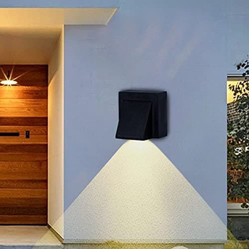 Gesto 5W Waterproof Led Wall Light for Home Decoration – Up Down 1-Way LED Wall Lamp | IP65 Outdoor Fancy Wall Lights for Balcony,Gate,Elevation,Garden,Patio | Decorative Wall Mount Light -Pack of 1