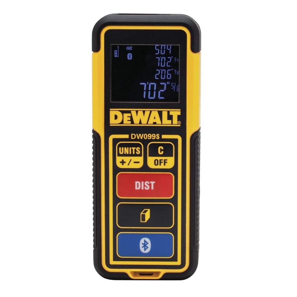 DEWALT Laser Measure ToolDistance Meter 100Feet with Bluetooth DW099S