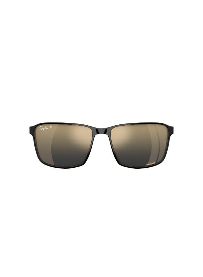 Unisex RB3721CH Chromance 187/J0 Unisex Full Rim Polarized Square Sunglasses - Lens Size: 59 mm