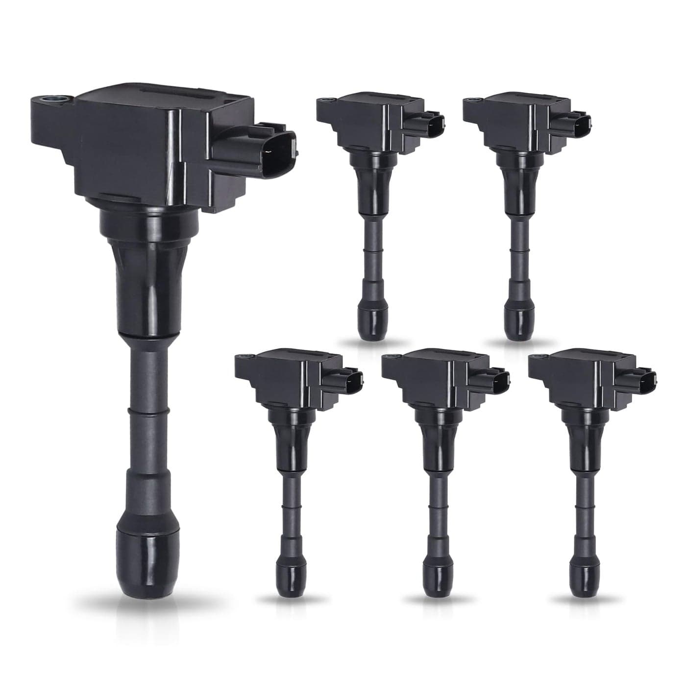 ENA Ignition Coil Pack Set of 6 Compatible with Nissan INFINITI Q40 Q50 Q60 Q70 Q70L QX50 QX70 EX37 FX37 FX50 G37 M37 M56 370Z 37L 50L 56L V6 V8 Coils Replacement for UF617 368195 GN10430 22448EY00