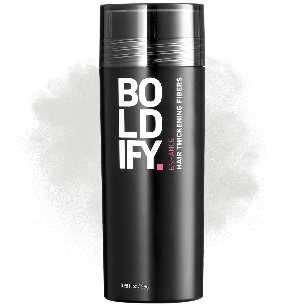 BOLDIFY Hair Fibers 28g Fill In Thinning and Fine Hair for an Instantly Fuller Thicker Look 14 Shades for Women Men White
