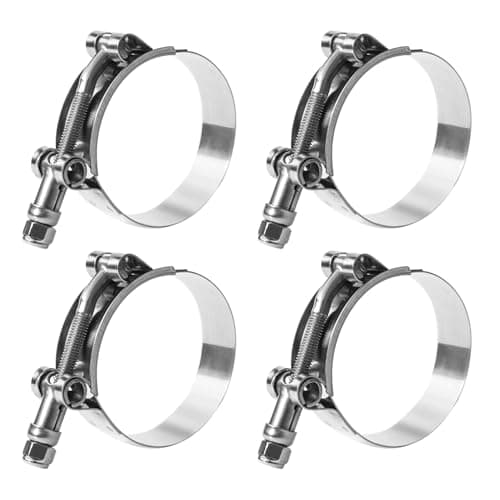 T Bolt Hose Clamp 1 34 Inch MinerGuy Stainless Steel Working Range 51mm 57mm for 175 Hose ID Turbo Intake Intercooler Clamp 4 Pack