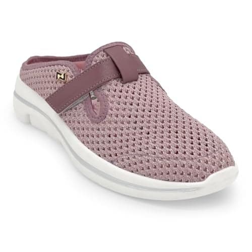 KazarMax Premium Summer Breeze Women Rose Pink Slip-On Mule -5 UK