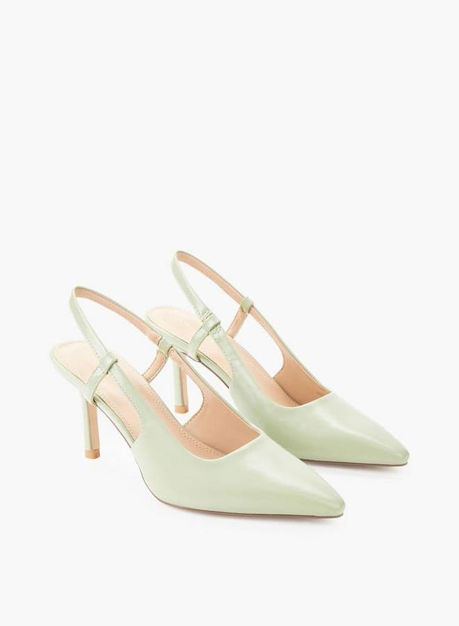 Women Stiletto Heel Slingback Shoes