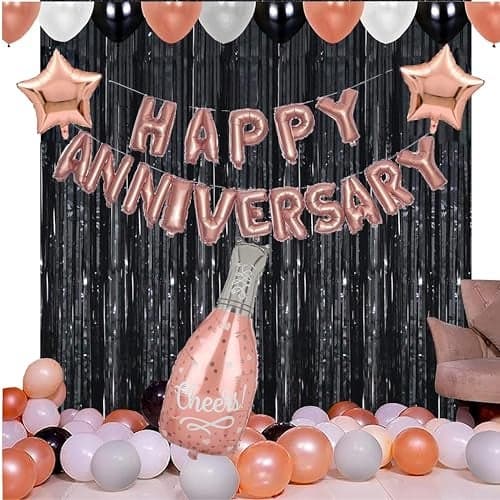 TOYXE Party Decoration Set 46 Pcs (ANNIVERSARY)