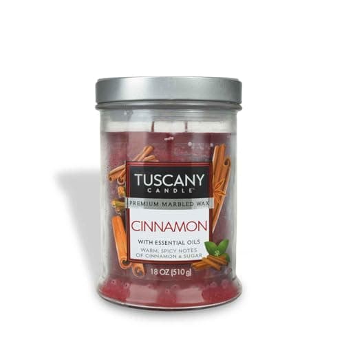 Tuscany Candle Cinnamon LongLasting Scented Jar Candle 18 oz
