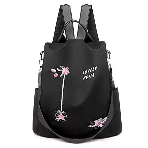 IRMAO 2021 New Flower Embroidered Artistic National Style Oxford Small Capacity Women's Bag Generation Backpack