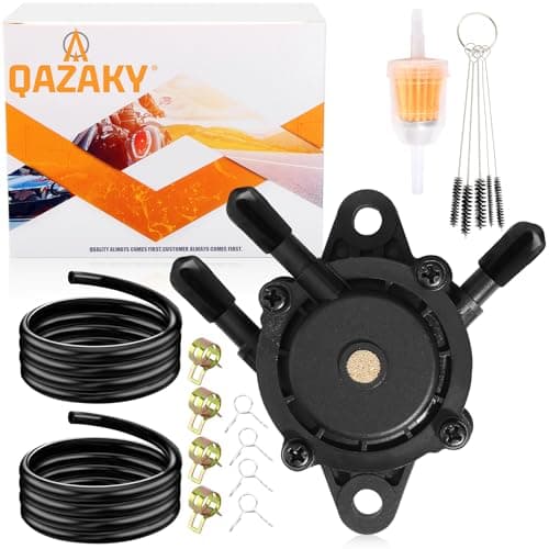 QAZAKY Fuel Pump Compatible with EZGO Golf Cart Gas Club Car 295cc 350cc Robin 4-cycle Engine Kawasaki FE290 FE350 Yamaha G16 G18 G19 G20 G22 G27 G29 72873G01 Marathon TXT RXV ST Medalist DS Precedent