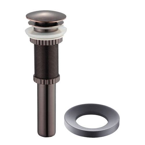 KRAUS Pop-Up Drain and Mounting Ring in Oil Rubbed Bronze, PU-10-MR-1ORB