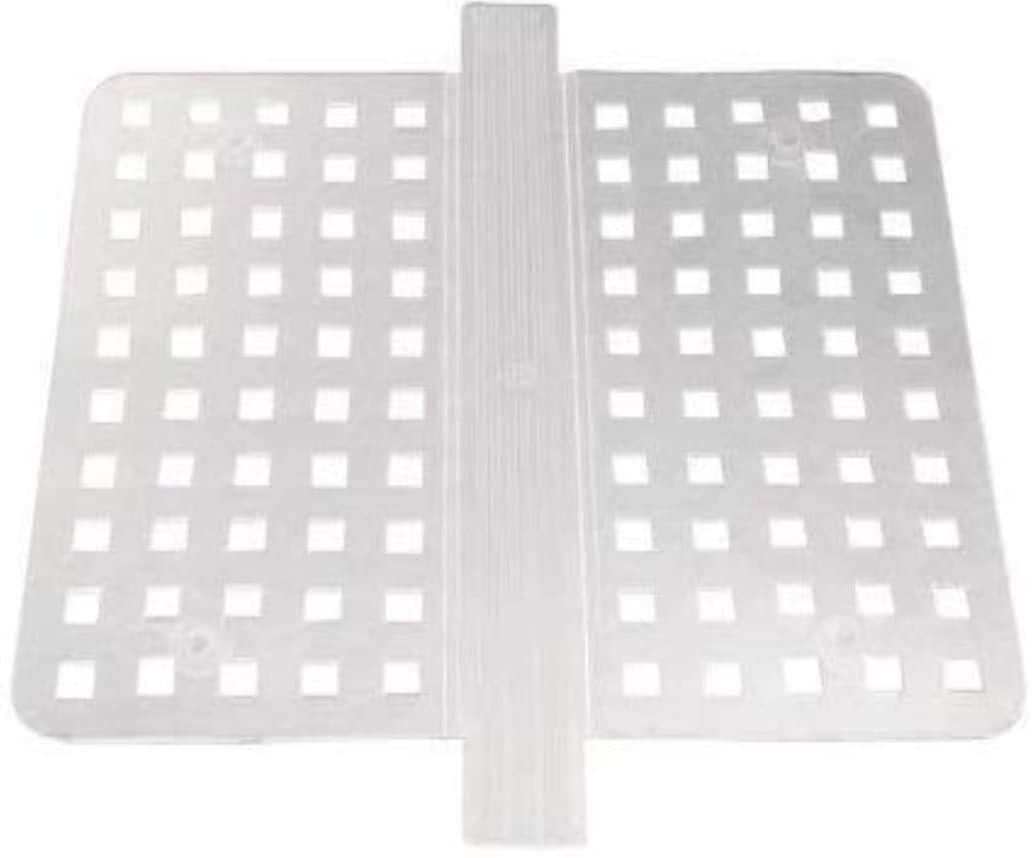SKEMIX New Clear Kitchen Dish Safe Durable Grips Double Sink Saddle Divider Protector Mat