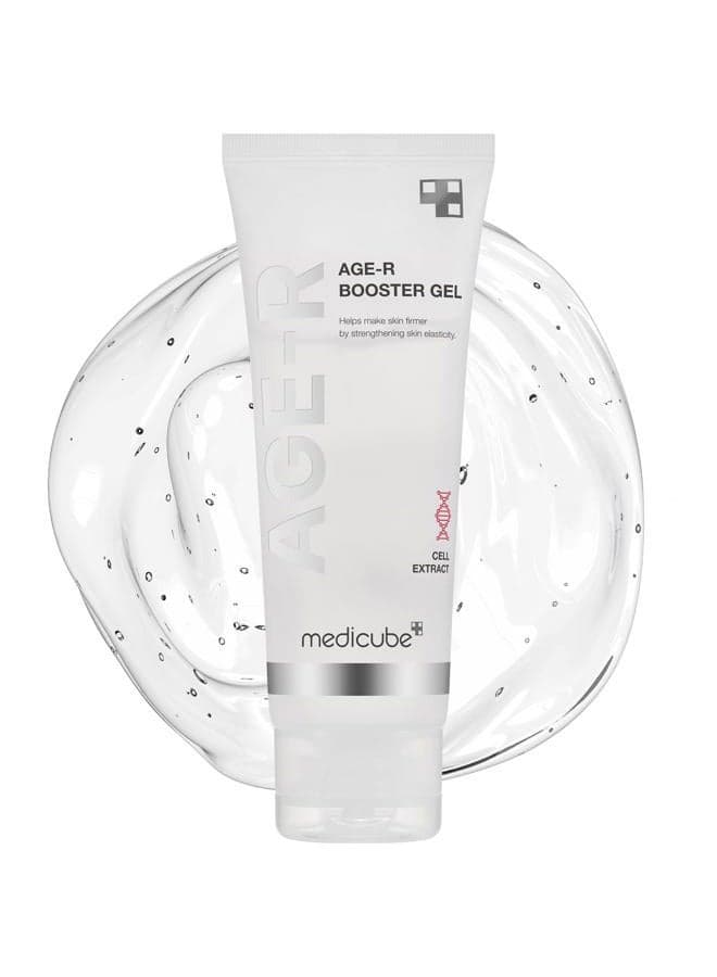 Medicube Age-R Booster Gel Serum for Skin Care Devices - Moisturizing and Nourishing Facial Serum with Plant Stem Cell Extract, Hyaluronic Acid, Collagen - Hypoallergenic Korean Skin Care
