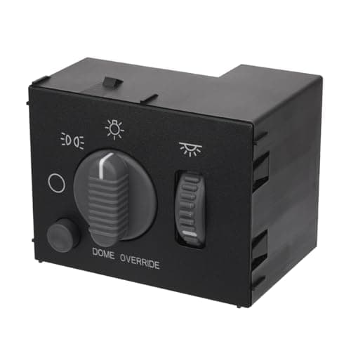 AiYiGu Headlight Switch Instrument Panel Dimmer Light Switch Compatible with Chevy Silverado, Avalanche, Suburban, Tahoe & GMC Sierra, Yukon 1999 2000 2001 2002, Replaces OE 15755595, D1534G