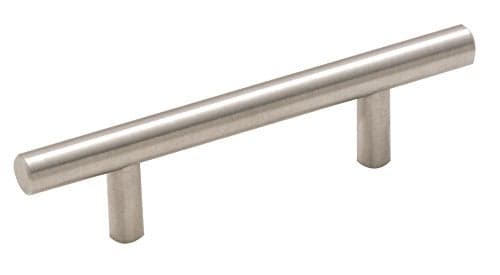 Amerock | Cabinet Pull | Stainless Steel | 3 inch (76 mm) Center to Center | Bar Pulls | 1 Pack | Drawer Pull | Drawer Handle | Cabinet Hardware