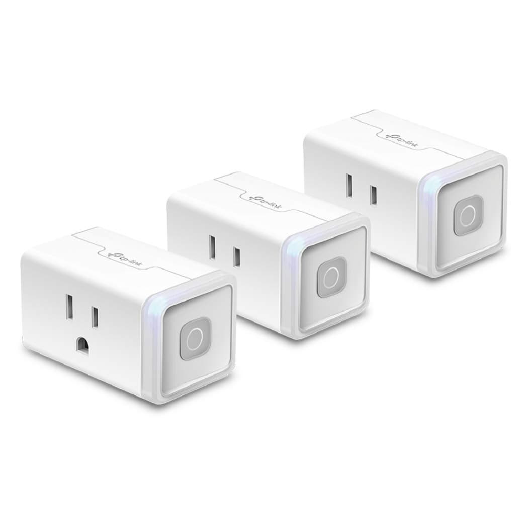 Kasa Smart Plug HS103P3 Smart Home WiFi Outlet Works with Alexa Echo Google Home IFTTT No Hub Required Remote Control15 AmpUL Certified White 3 Count Pack of 1