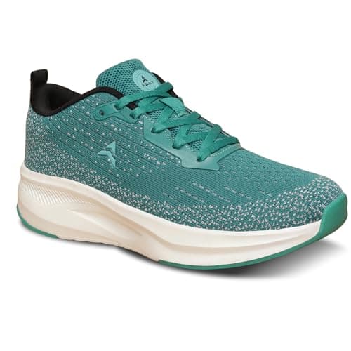 AVANT Women's Flux Running Shoes - Superior Cushioning, Superior Traction, Anti Skid, Lightweight, Shock Absorption Tech, Sports Footwear (AVWSH053CL01UK6_Teal_UK6)