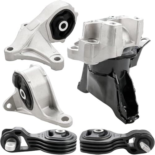 JDMON 5Pcs Engine Motor Transmission Mount Kit Replacement for Honda CRV 24L 2012 2013 2014 Compatible with A65055 A65053 A65069 A65052