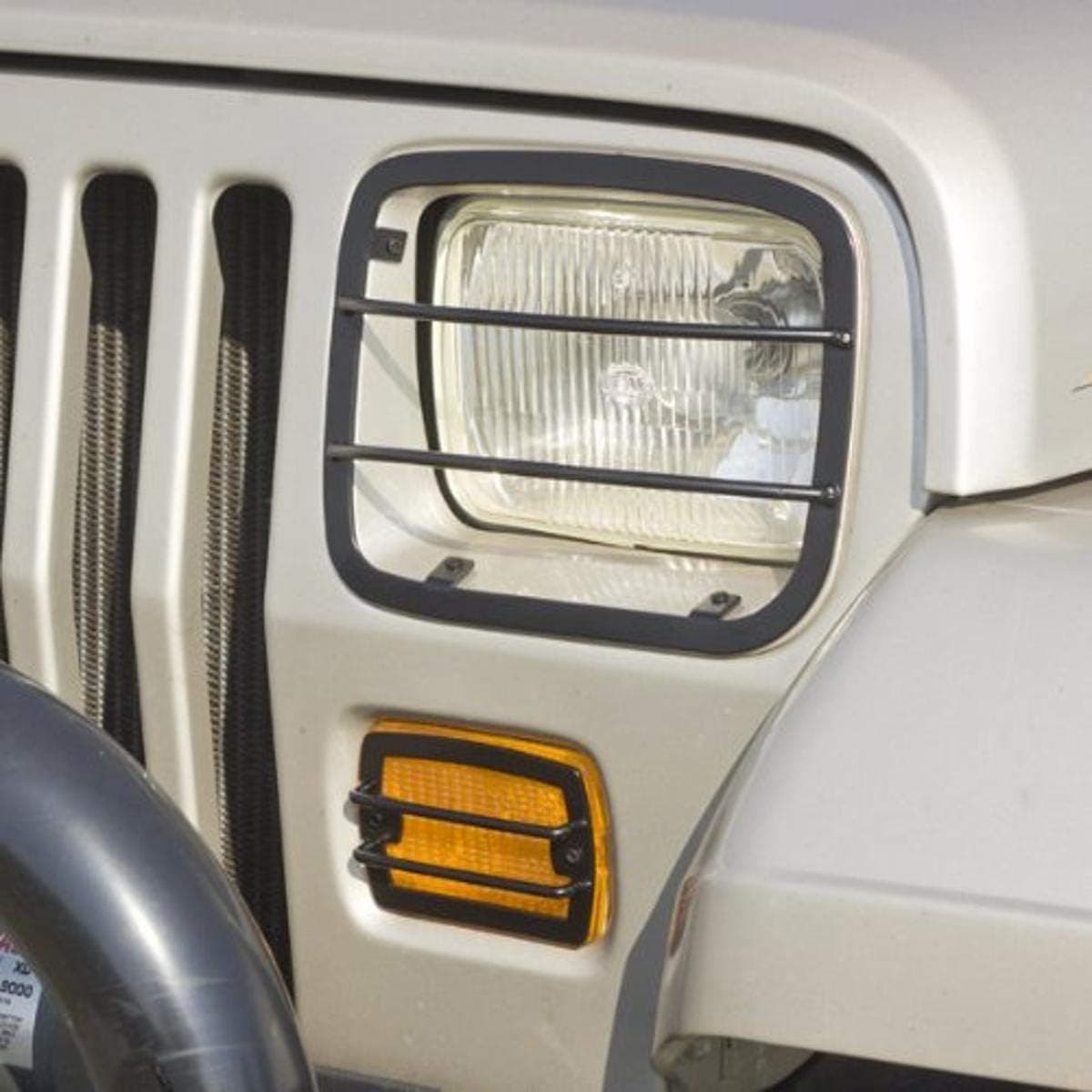 Rugged Ridge Euro Guard Set for Headlight and Turn Signal - 87-96 Jeep Wrangler