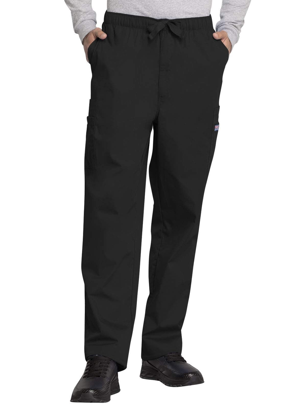 Cherokee Men's Big and Tall Originals Cargo Scrubs Pant, Black, XX-Large Short