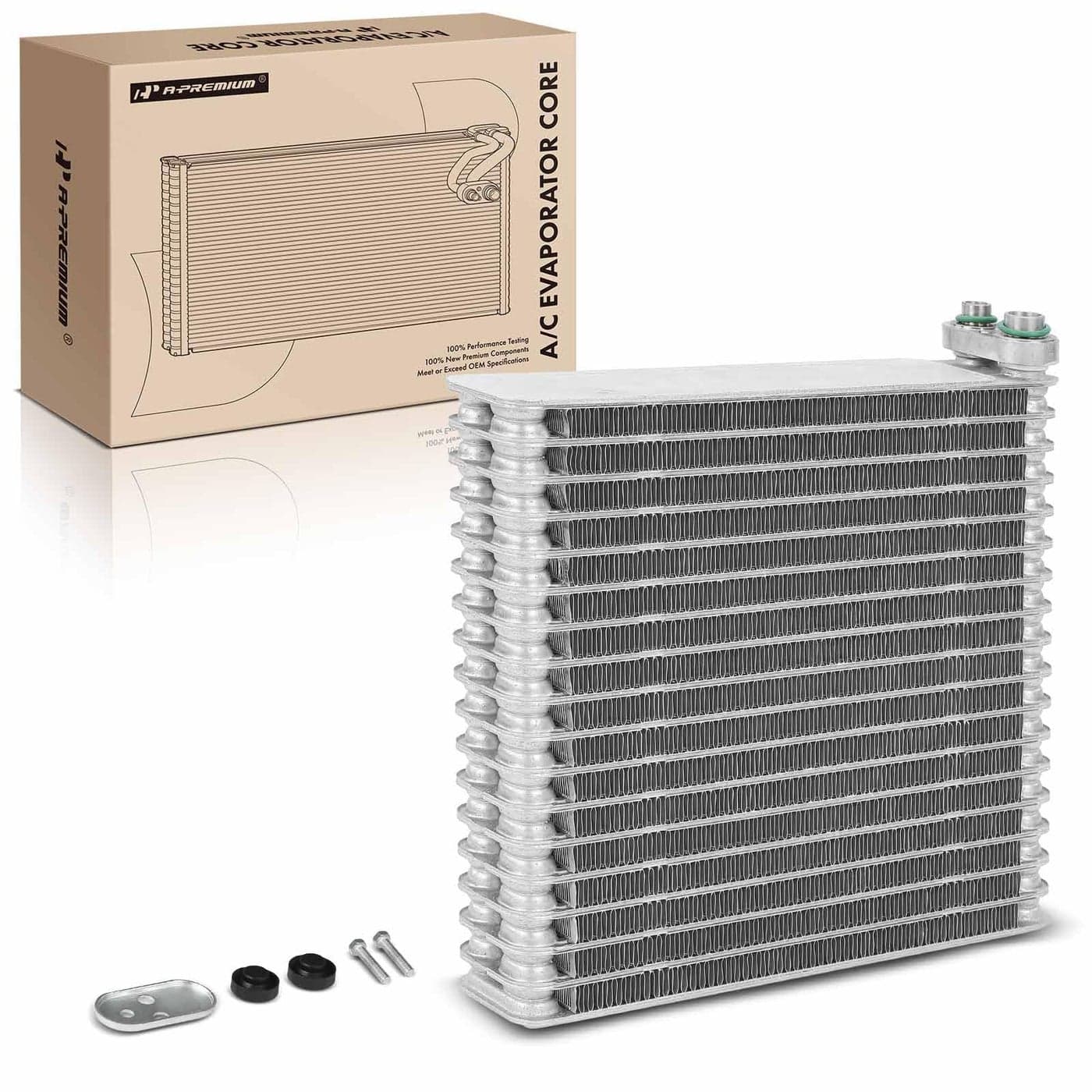 APremium AC Evaporator Core Compatible with Nissan Versa 20122019 Versa Note 20142019 with Pressing Plate
