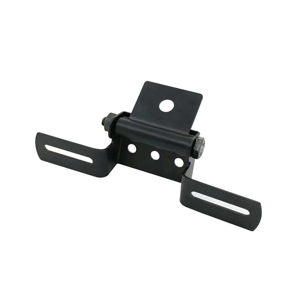 Motorcycle License Plate Bracket Fender Eliminator Adjustable Universal Motorcycle License Plate Holder Folding License Plate Holder