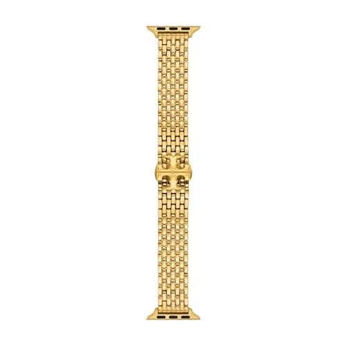 Tory Burch Women's Eleanor Gold-Tone Stainless Steel Band for Apple Watch® (Model: TBS0103E)