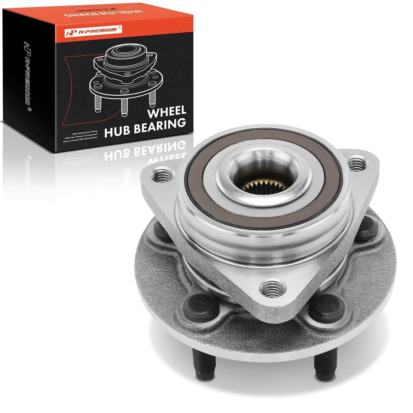APremium with 15 inches Wheel Front Wheel Bearing and Hub Assembly with 5Lug Compatible with Chevrolet Cruze 20112015 Cruze Limited 2016