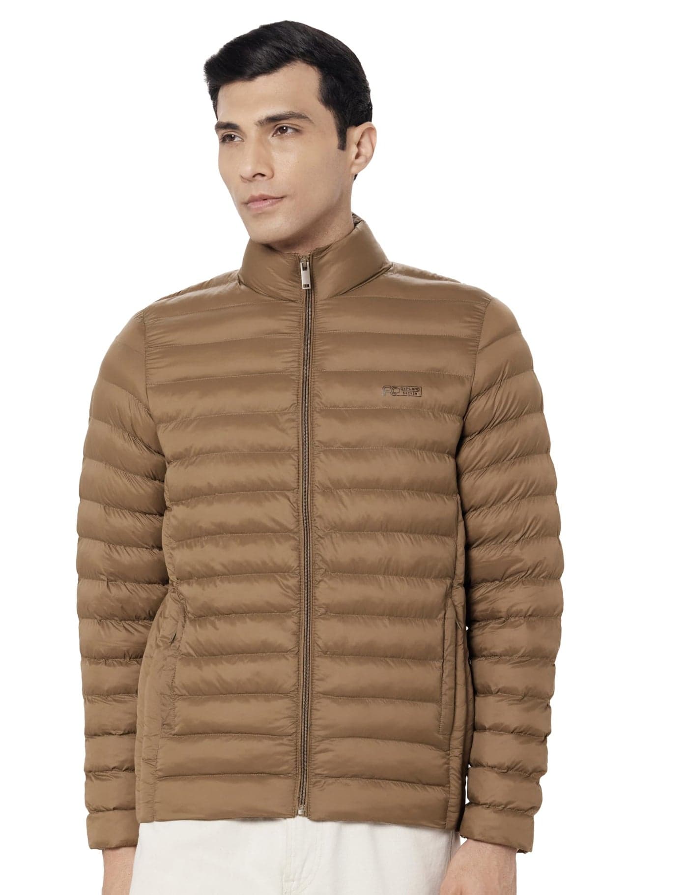 Qube By Fort Collins Men's Regular Fit Sylish Puffer Jacket for Men - Premium Lightweight Winter Jacket for Outdoor