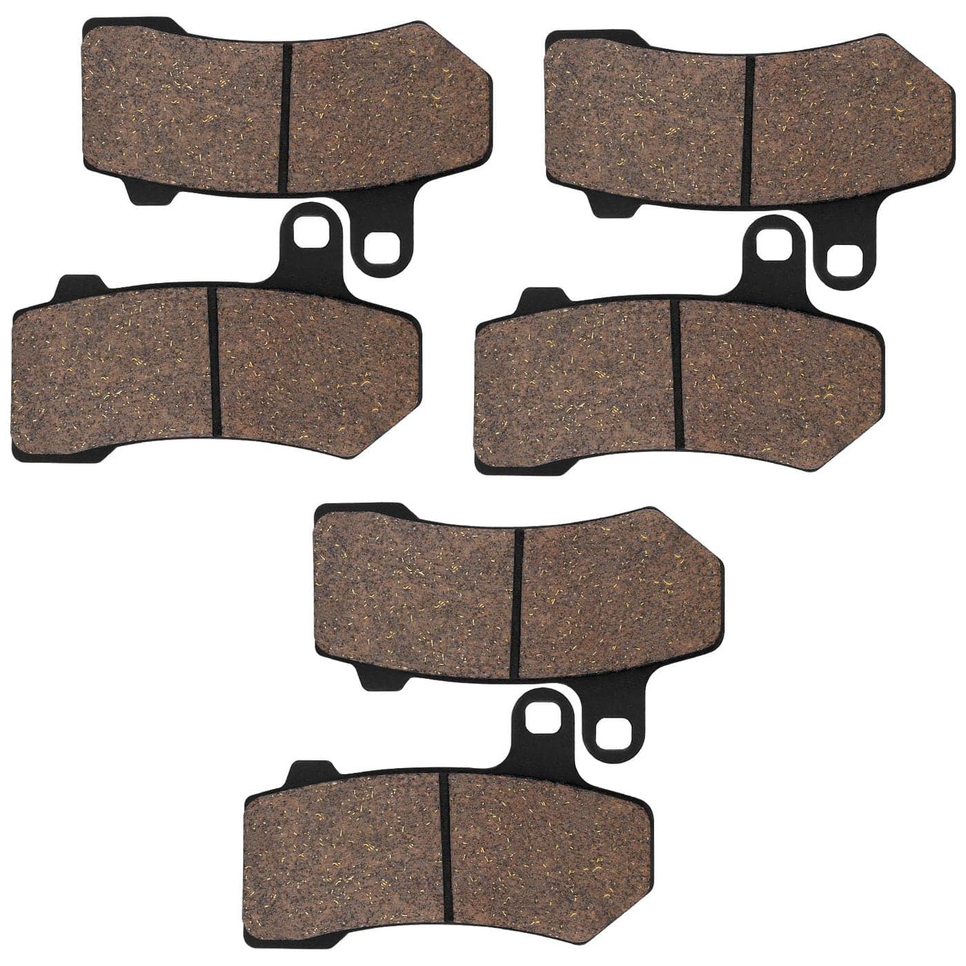 Cyleto Front and Rear Brake Pads for HARLEY DAVIDSON Touring FLHTC Electra Glide Classic 20082012 FLHTCU Ultra Classic Electra Glide 20082017