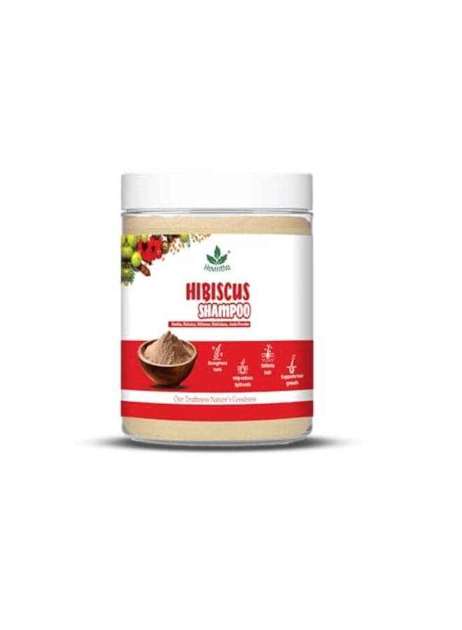 Havintha Natural Amla Reetha Shikakai Methidana And Hibiscus Powder Shampoo for Hair 227 grams