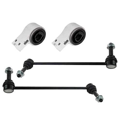TRQ Front Suspension Kit Control Arm Bushing Sway Bar Stabilizer Link Compatible with 2010-2012 Ford Taurus Lincoln MKS