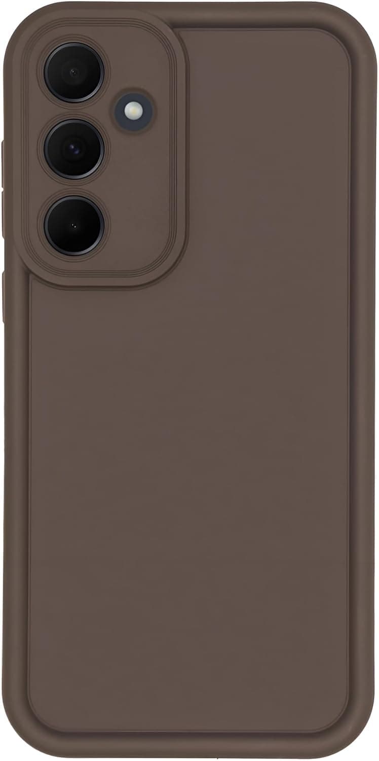 Scalebee Back Cover for Samsung Galaxy A56 5G Soft and Flexible Matt Finish Anti Slip Scratch Proof Camera Protection Silicon Phone Case (Brown)
