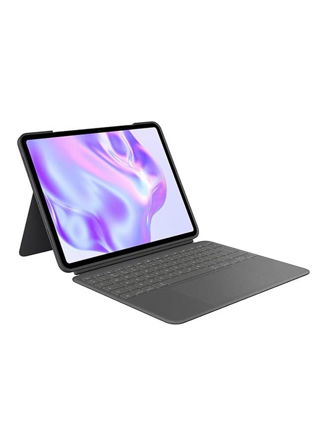 Combo Touch iPad Pro 13-inch (M4)(2024) Keyboard Case - Detachable backlit keyboard with kickstand, comfortable typing, multi-use mode, QWERTY UK English Layout - Graphite