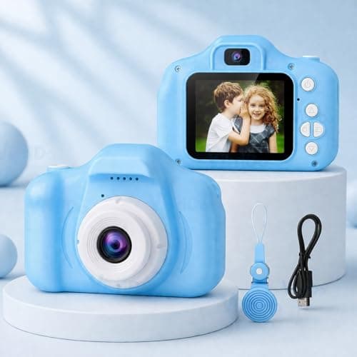 VikriDA Kids Digital Camera with 2.0" Screen | HD Photo & Video Recording, USB Rechargeable, 100° Wide Angle Lens – Green