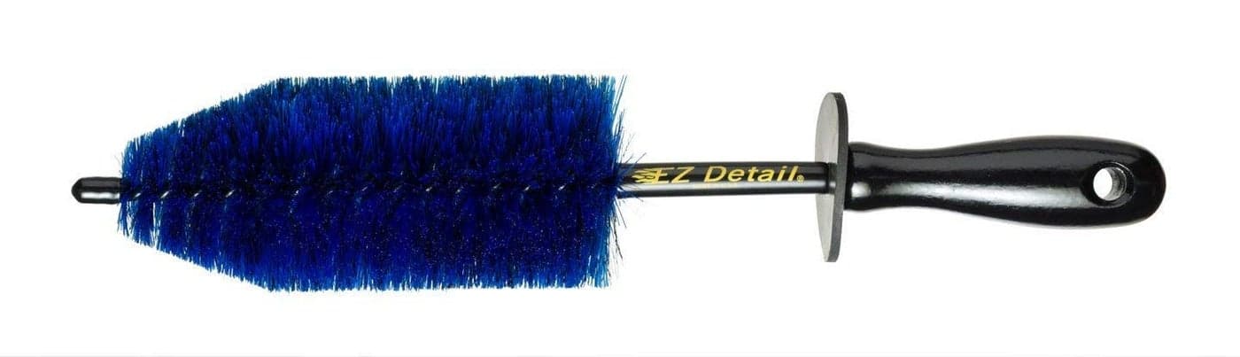 EZ Detail Brush Little - Wheel Rim Cleaner for Cars, Bike, Trucks, Motorcycle, and Other Vehicles. Non-Scratch Auto Detailing Tool, Easily reaches Nook and Crannies