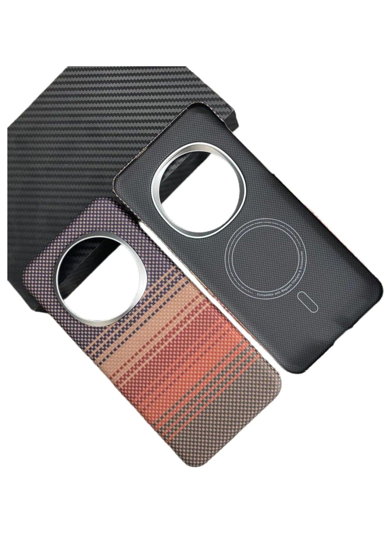 600D Kevlar shell compatible with Honor Magic7 Pro, Kevlar aramong fiber magnetic anti-fall phone case, Magic7 Pro ultra-thin anti-fingerprint protection back case