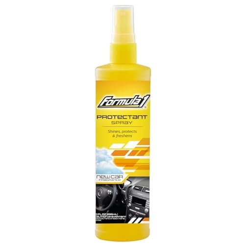 Formula 1 Interior Detailing Protectant Spray Car Interior Cleaner with Lasting New Car Fragrance and UV Protection Safe for Vinyl Rubber Plastic Dashboard 10oz